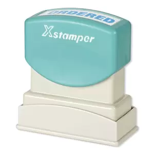 Artline X-Stamper "ORDERED" for Office Business Supplies, Ink Blue - ARXTCXB1531-1PC