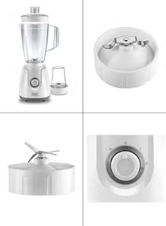 Blender with Grinder, Mill 1.5 L 400.0 W BX4030-B5, White/Clear