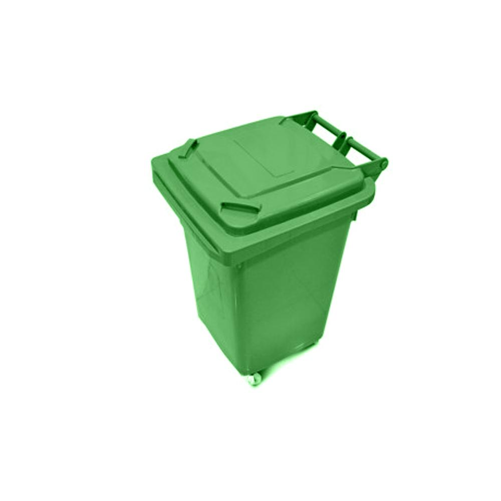 AKC | Plastic Garbage Bin | 70LTR | GREEN