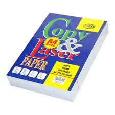 FIS Laser & Copy Paper Size A4, 120 GSM, 250 Sheets Ream- White