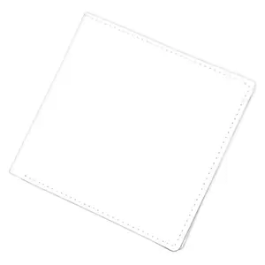 FIS Wallet Italian PU 10x10.5cm, White - FSPQWALLETPUWH