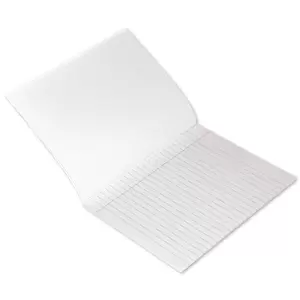 FIS Exercise Book A5 100 Pages 1 Side Plain with Left Margin Pack Of 12