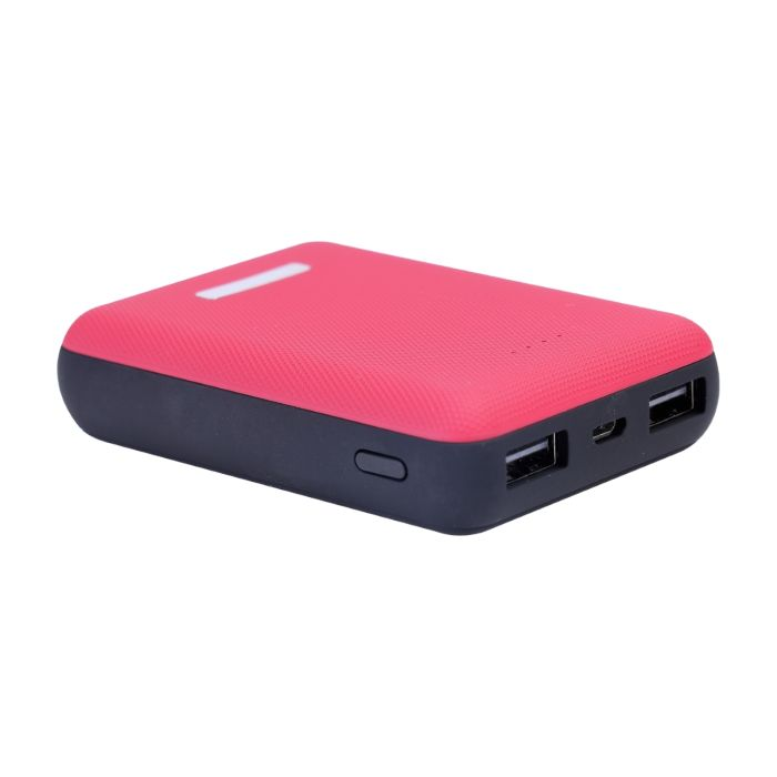 Geepas USB Power Bank 10000mAh - Portable Charger With Led Display 5V 2.1A, Ultra Slim Battery Pack Compatible With IPhone, Huawei, Samsung, Google Pixel And More