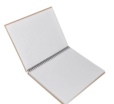 LIGHT Pack of 5 Spiral Hard Cover Note Book 100 Sheets Size 10X8 Inches (25.4 X 20.32 cm) - LINBS1081001302