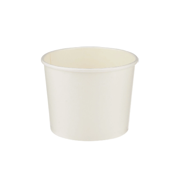 Paper Soup Bowl White