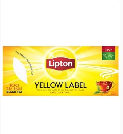 Lipton Yellow Label Black Classic Catering 100 Tea Bags