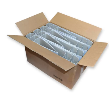 Pack of 24 Pieces Fixed Mechanism Box File Grey/White/Yellow