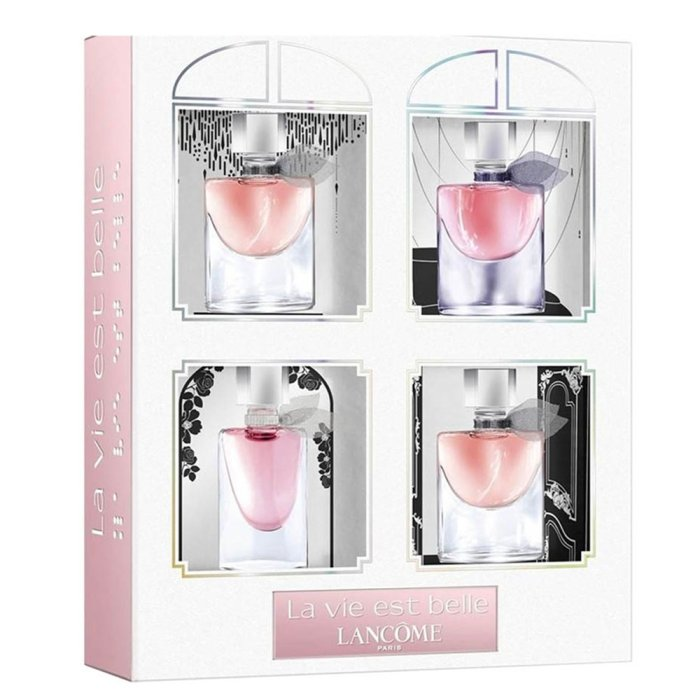 LANCOME LA VIE EST BELLE (W) MINI SET L'EAU DE PARFUM 2 X 4ML + L'ECLAT ...