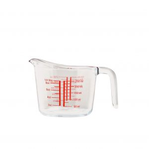 Royalford 250Ml Glass Measuring Cup - Glass - Clear