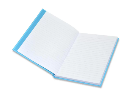 FIS5-Piece FIS Neon Hard Cover Notebook Single Line A5, 100-Sheets, Turquoise - FSNBA5N220