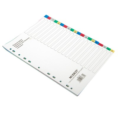 DIVIDER 20 Colour PVC W/N