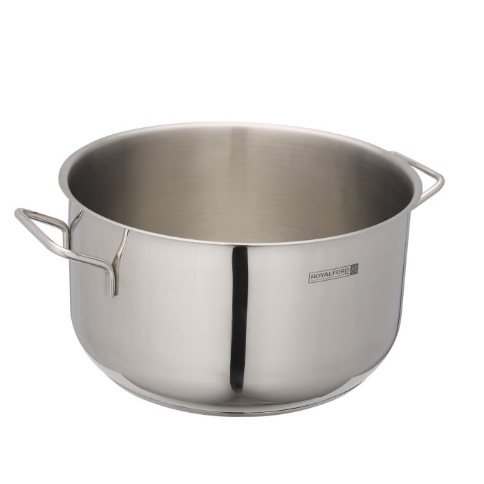 26cm Stainless Steel Casserole, 3-Layer Thick Base, RF10125 | Casserole With Lid | Compatible With Induction, Hot Plate, Halogen, Gas | Strong & Sturdy Handle