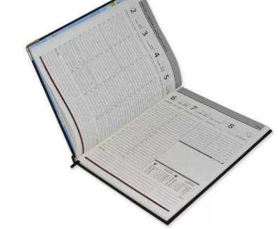 FIS Executive Diary 2023 Arabic/English/French (1-Week at a glance) Black - FSDI35AEPN23BK