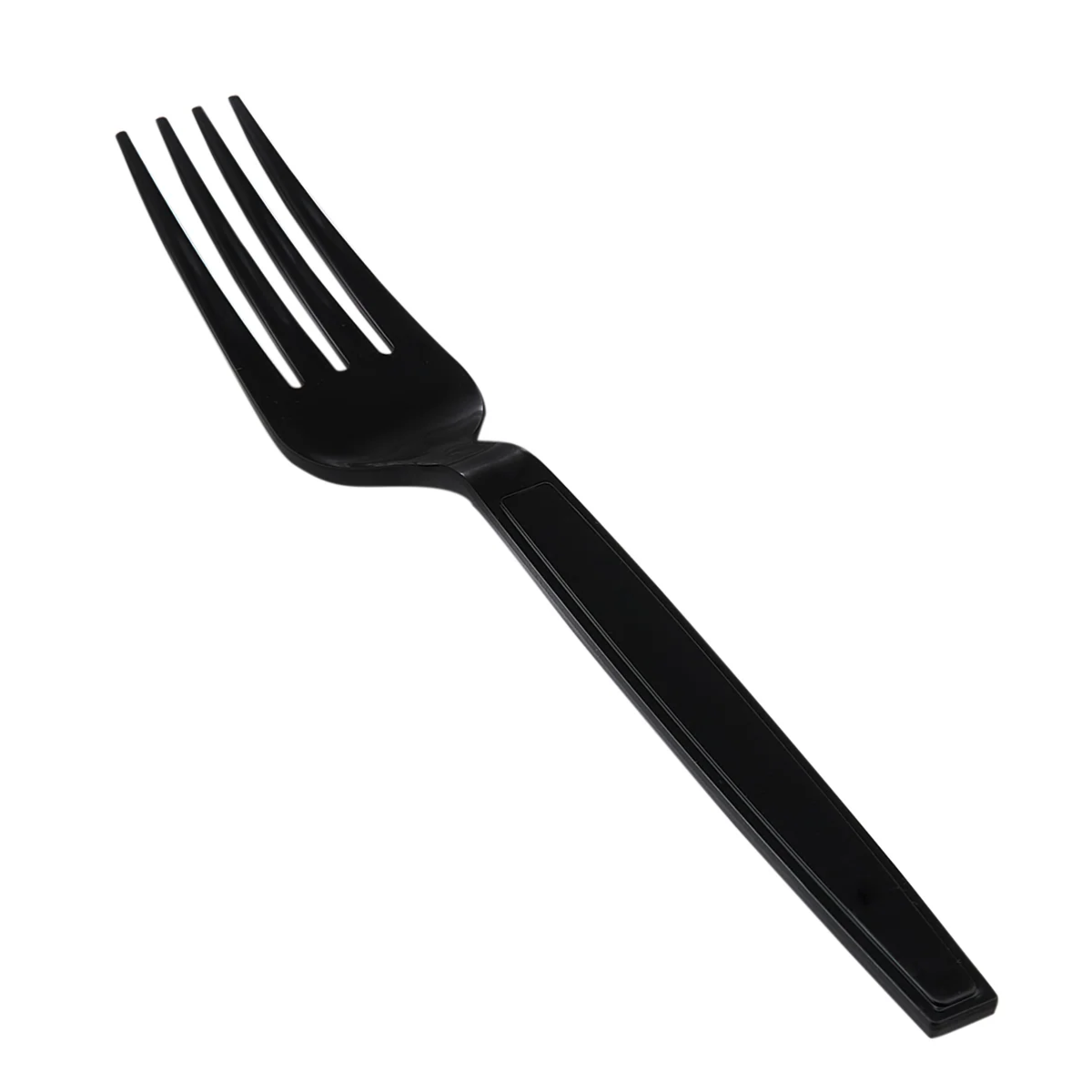 Heavy Duty Fork Black Plastic Individually Wrap 500 Pieces
