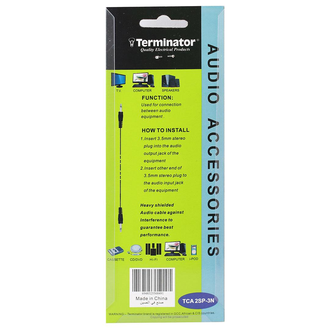 Stereo Plug 3M (Nickel)