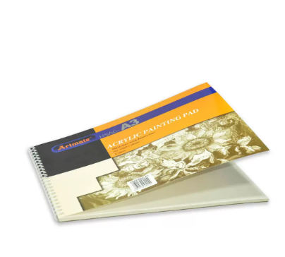 Artmate Acrylic Painting Pads A3 Size, 12 Sheets - JISKHSAC-A3