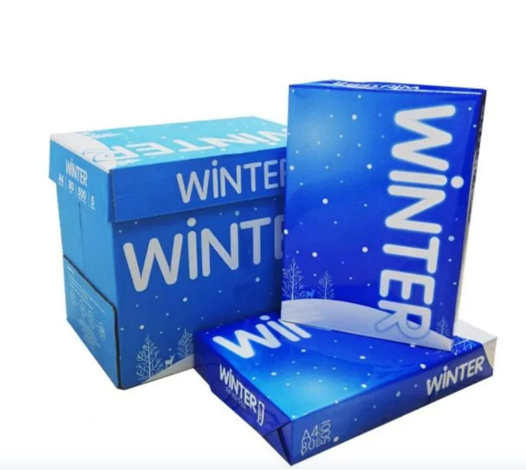 Winter A4 printing Paper 80gsm Ream, 500 Sheets, White