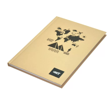 Light Hard Cover Notebook, Pack of 5 Pieces, Single Line, 9x7 Inch,100 Sheets - LINB971805