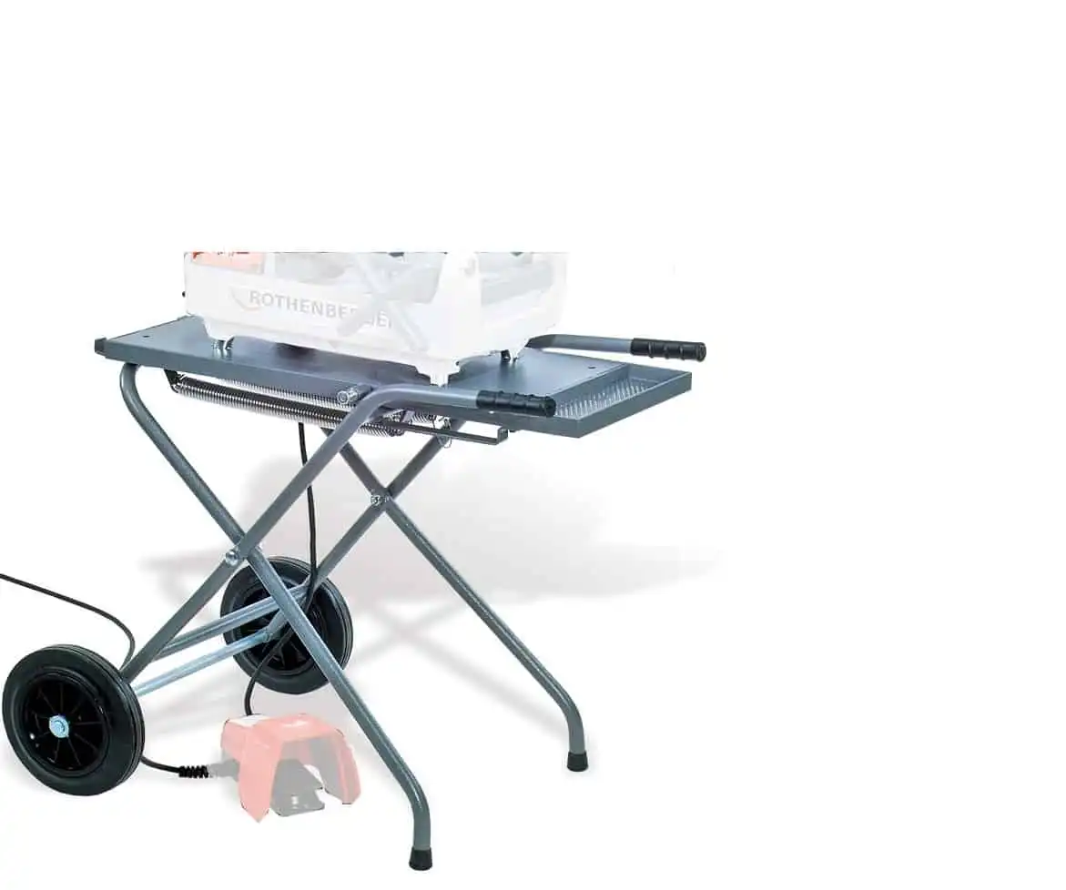 Collapsible Trolley Stand With Wheels - For Ropower 50R And 2SE Machine
