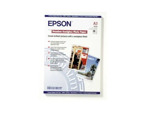 Epson C13S041334 A3 Premium Semigloss Photo Paper