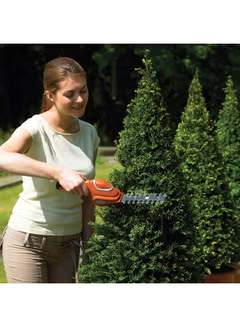 Cordless Shear Shrubber Kit, With 2 Blades For Box Hadges And Lawn Hedges, 7V Li-Ion GSL700-GB, Orange/Black