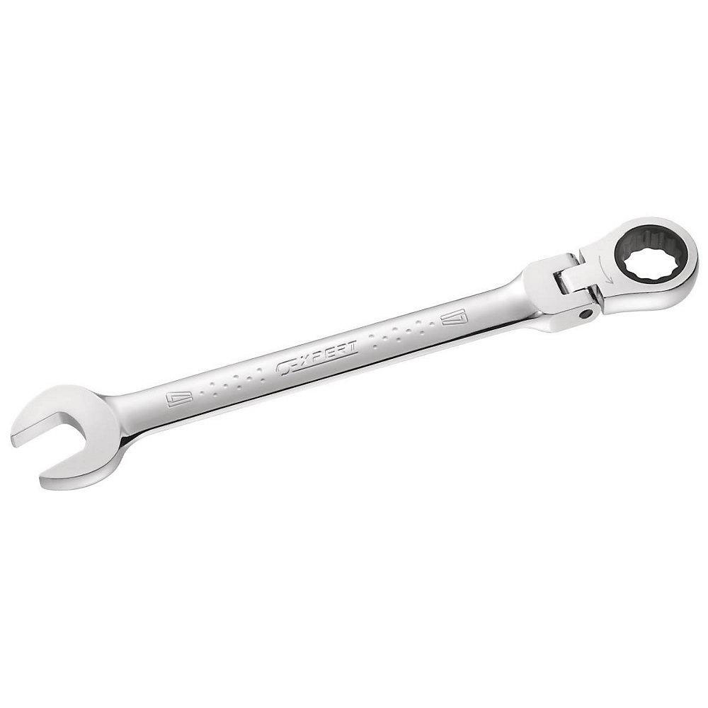 EXPERT E110910 METRIC HINGED RATCHET COMBINATION SPANNER 17MM