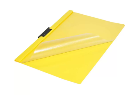 25-Piece Durable Plastic Duraclip File, A4 Size, Yellow Colour - DUPG2200-04
