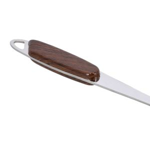 Royalford Turner With Wooden Handle - Stainless Steel - Wooden - 36 CM
