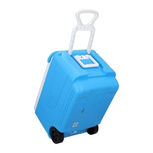 Royalford Insulated Ice Cooler Box - Plastic - Blue - 45 LITER