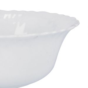 Royalford 6Inch Opal Warespin Bowl Portable - Opalware - White