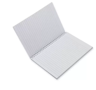 FIS Pack Of 5 Spiral Soft Cover Notebook, 96 Sheets A5 Panda Design 4 -FSNBSSCA596-PAN4