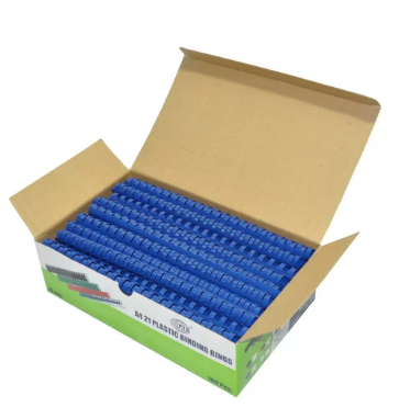FIS 16 mm Plastic Binding Rings 130 Sheets - FSBD16BL