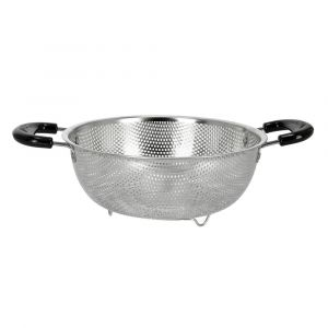 Royalford Strainer Basket - Stainless Steel - Silver - 22 CM