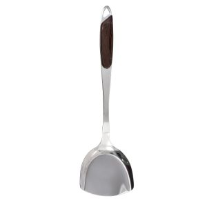 Royalford Turner With Wooden Handle - Stainless Steel - Wooden - 36 CM