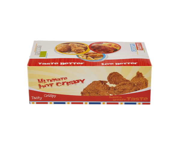 Paper Dinner Box With PP Lining 250 Pieces Medium Size