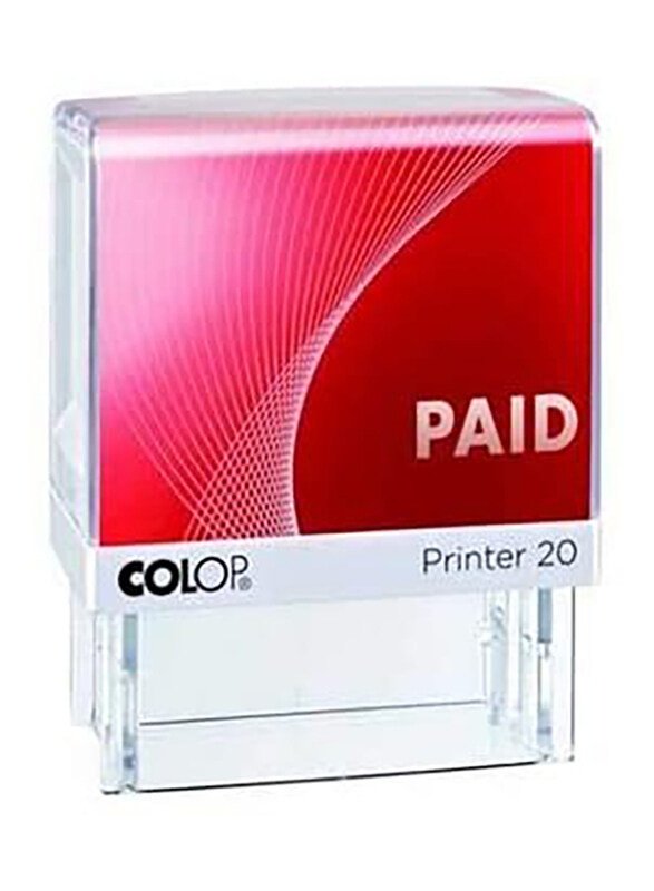 Colop Printer 20 Paid Self Inking Stamp Red