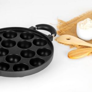 Royalford Diecast Aluminium 15 Pits Panniyarakal - Black