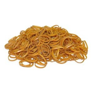 10 Boxes FIS Pure Rubber Bands, Size 28 Yellow - FSRB28