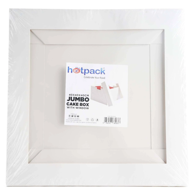Jumbo Cake Box With Window 1 Piece