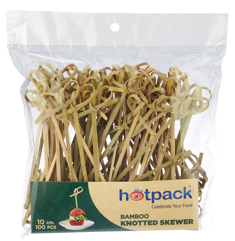 Disposable Bamboo Knotted Skewer 10 cm
