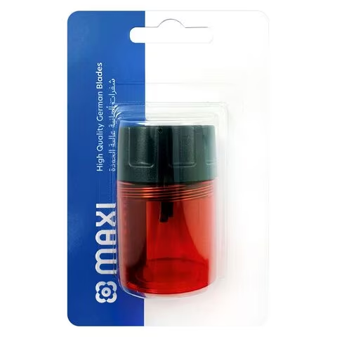 Maxi Colour Barrel Sharpener Red