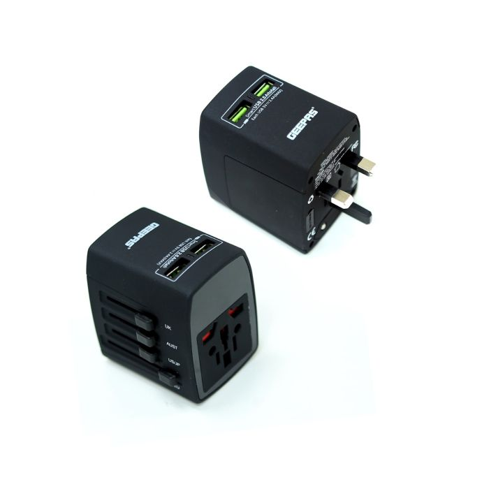 Geepas GA58021 Universal Dual Usb Adapter