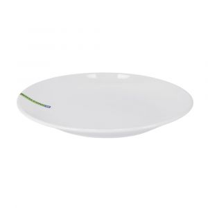 Royalford Magnesia Dinner Plate - Porcelain - White - 9 INCH