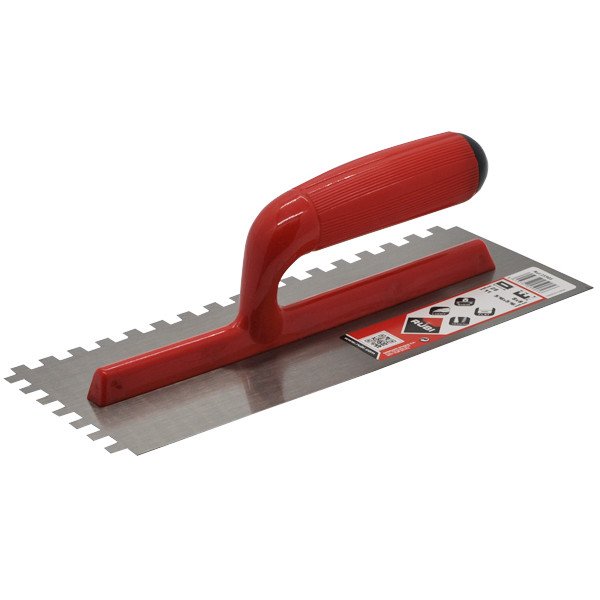 RUBI 25905 STEEL NOTCHED TROWEL 11″ (8X8M)