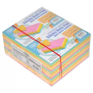 FISSticky Note Pad, 3X5 inches, Pack of 6, Flourescent (50X5Colors) 250Sh -FSPO355C250