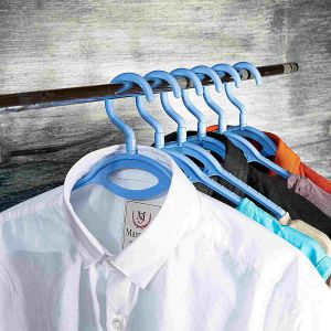 Royalford Hanger Set 6 Pcs - Plastic - Blue