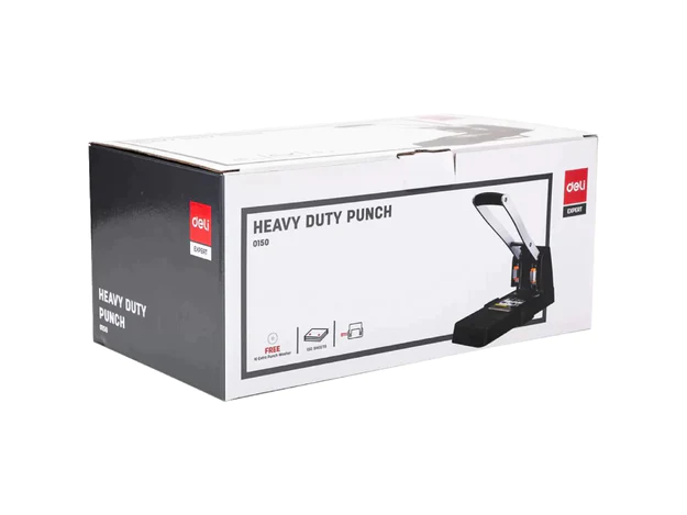Deli 2 Holes Puncher No. 0150, 150 Sheets Capacity
