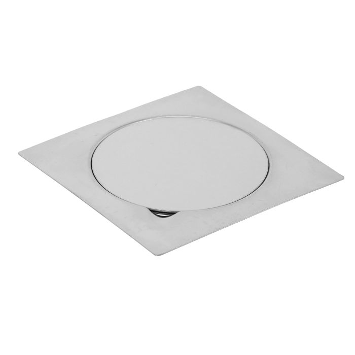 Geepas Floor Drain 150 X 150 MM - Stainless Steel Shower Drain With Drainage Guards, Waste Grate Strainer For Bathroom Toilet Laundry Garden Outdoor Kitchen | 5 Years Warranty