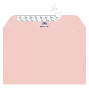 FIS Executive Envelope Peel & Seal, Pack of 50 Pcs. Pink Colors, C5 (162 x 229 mm), 100 GSM - FSEE1026PBPI50