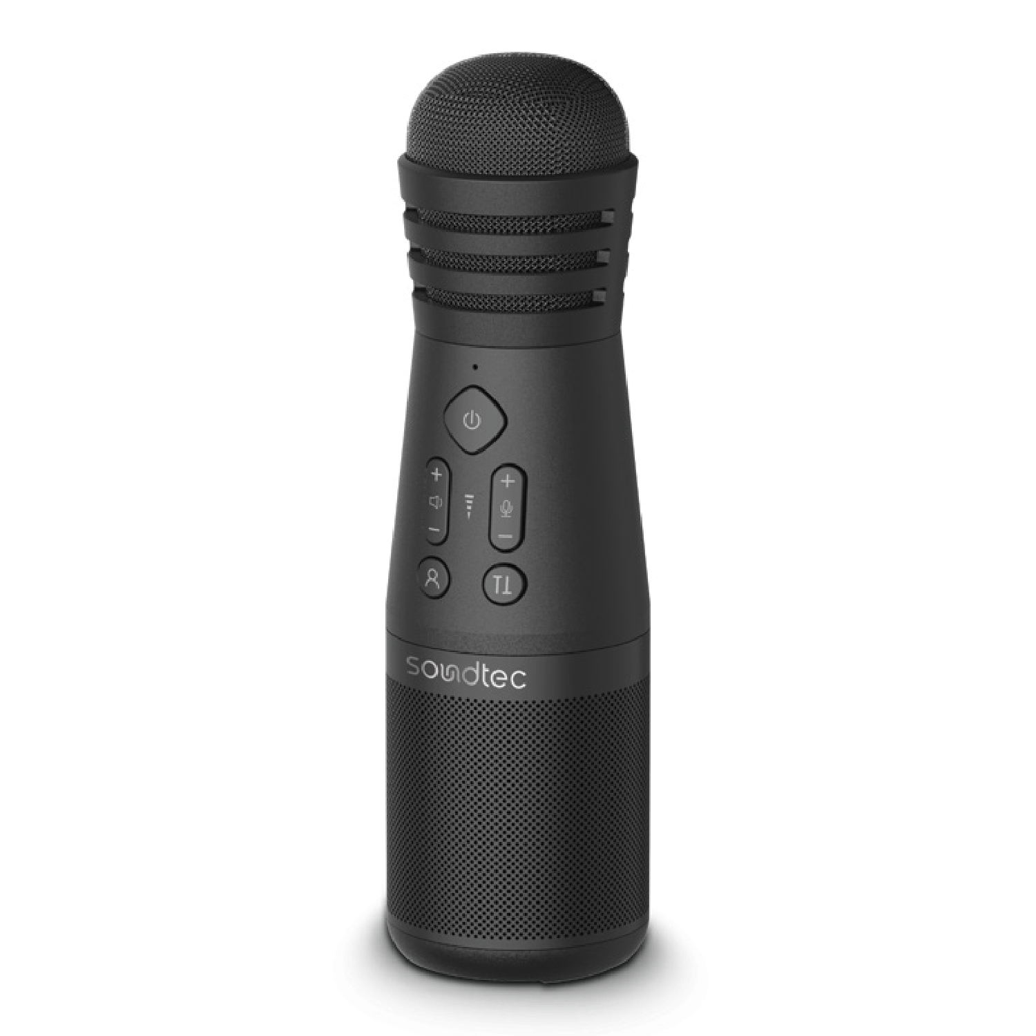 Porodo Soundtec Karaoke Microphone With Speaker -Black